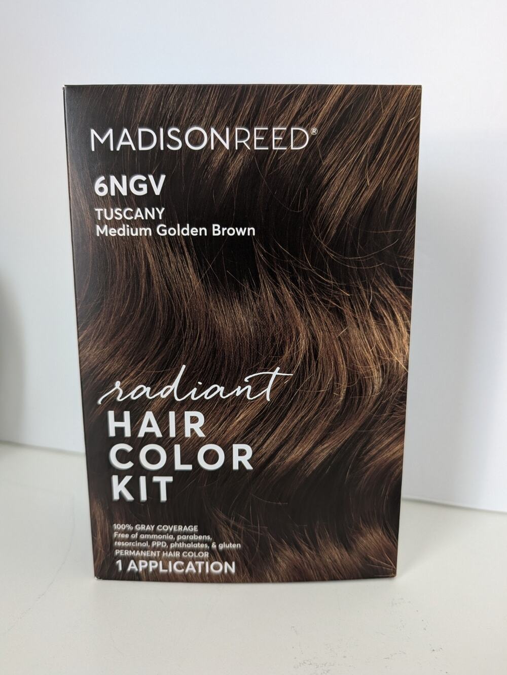 Madison Reed Permanent Hair Color 6NGV Tuscany Medium Golden Brown New in Box